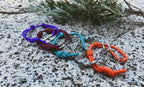 Handmade paracord carabiner bracelet with a figure eight knot (photo 1 of 11)