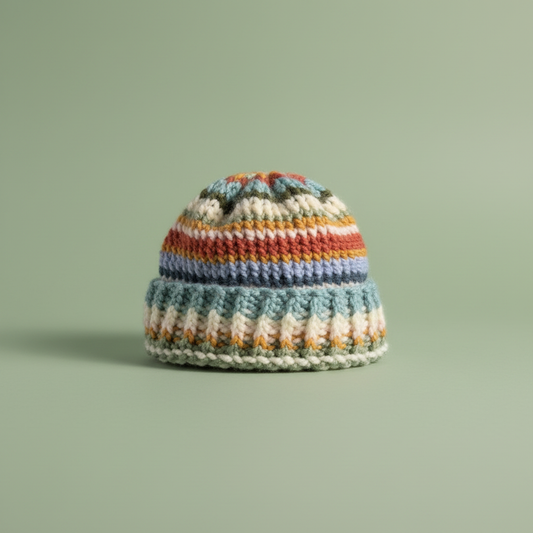 Beanie on Sage Background